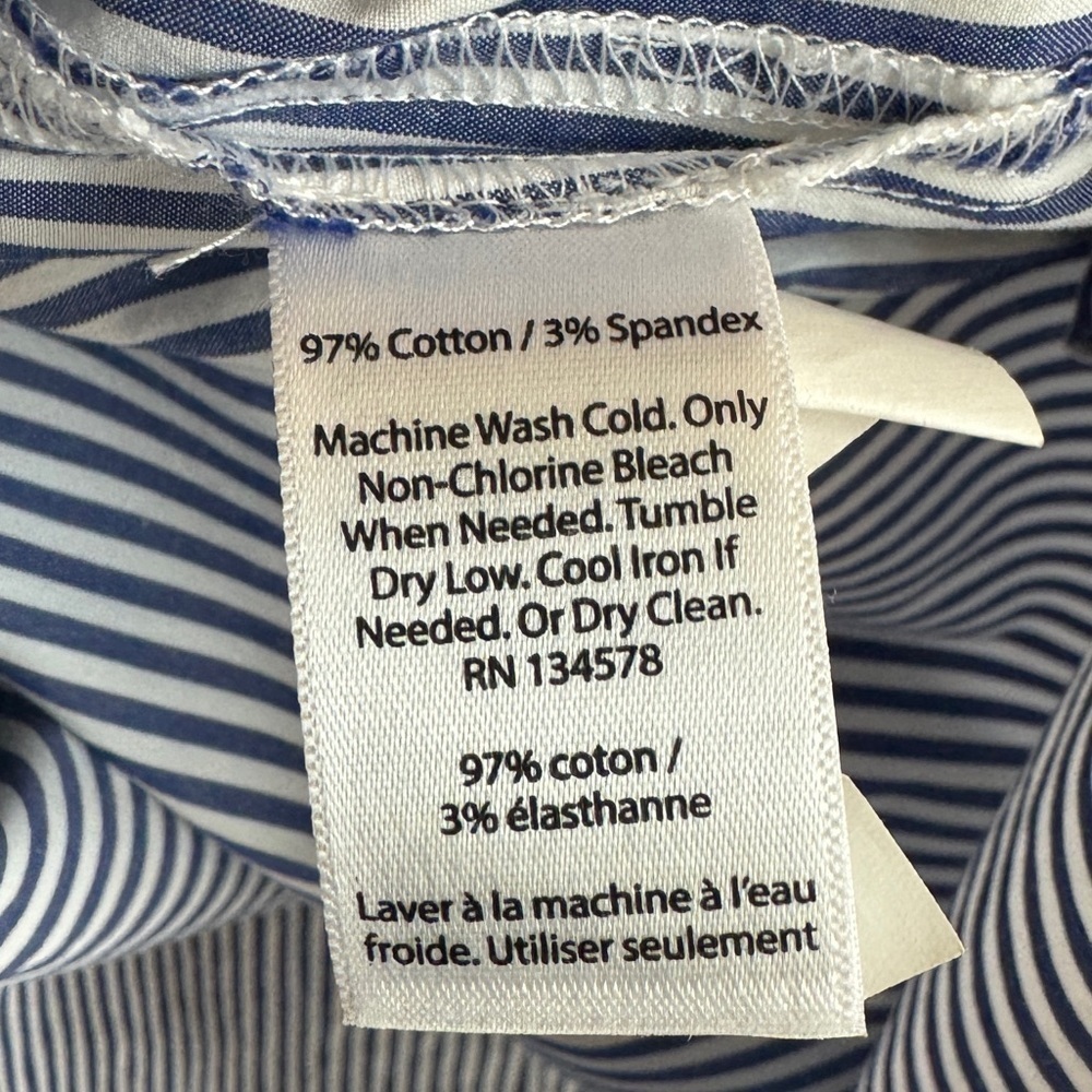 Vineyard Vines Mixed Patterns Stripes & Plaid Button Down, Size 4 - Picture 7 of 7